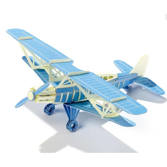 PAPERO 雙翼飛機 紙模型 DIY