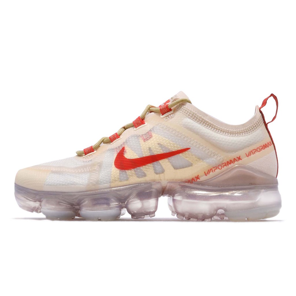 Nike Air VaporMax 2018 Flyknit Women Men White Gold Tick