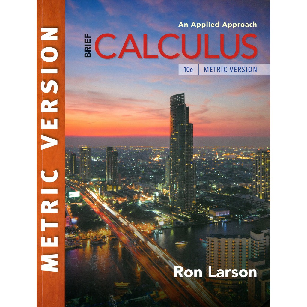 【華泰文化】Larson／Brief Calculus 十版 9781337290579