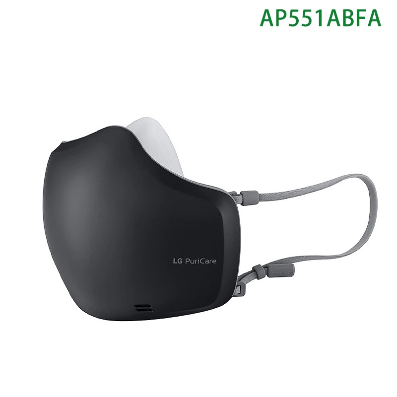 LG樂金【AP551ABFA】PuriCare 口罩型空氣清淨機-潮流黑