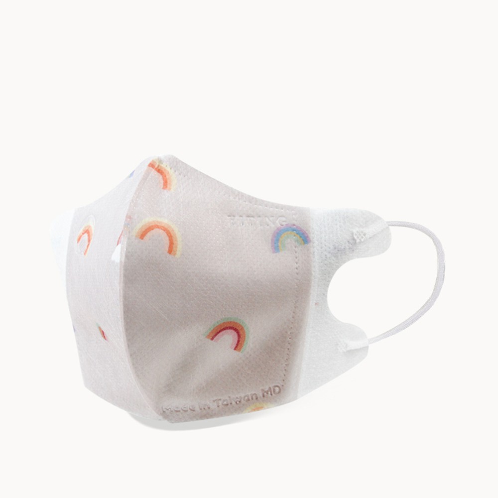 一心一罩 幼幼3D醫用口罩(10入/袋)～繽紛彩虹糖 易廷醫用口罩