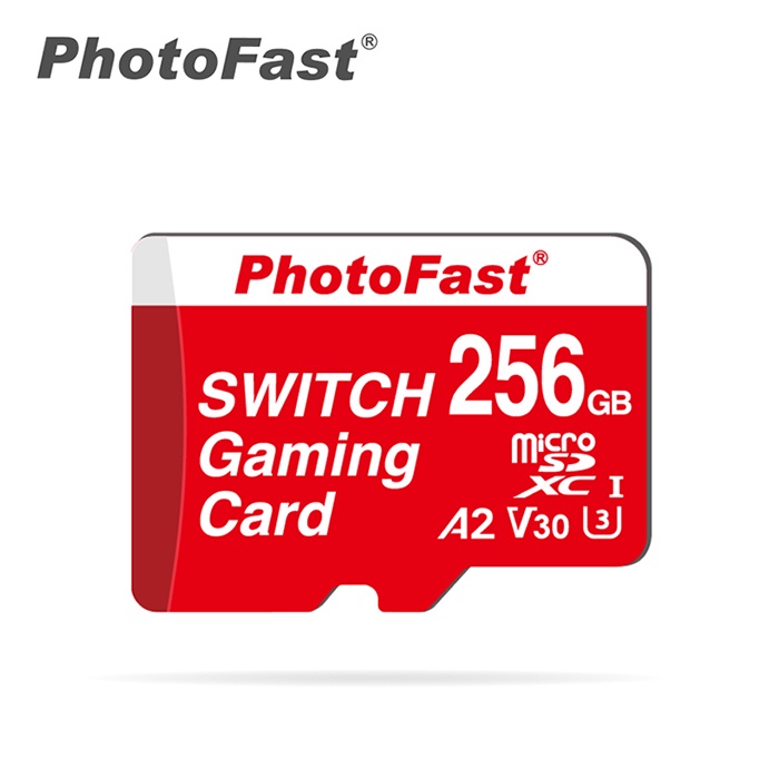 【PhotoFast】microSDXC TF A2 V30 遊戲記憶卡 256GB (For Switch)