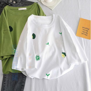 纯棉白色短袖t 恤女装21 品韩版宽松百搭半袖上衣服ins 潮 米娜小鋪 下殺價學生t 恤女寬松春 短袖t