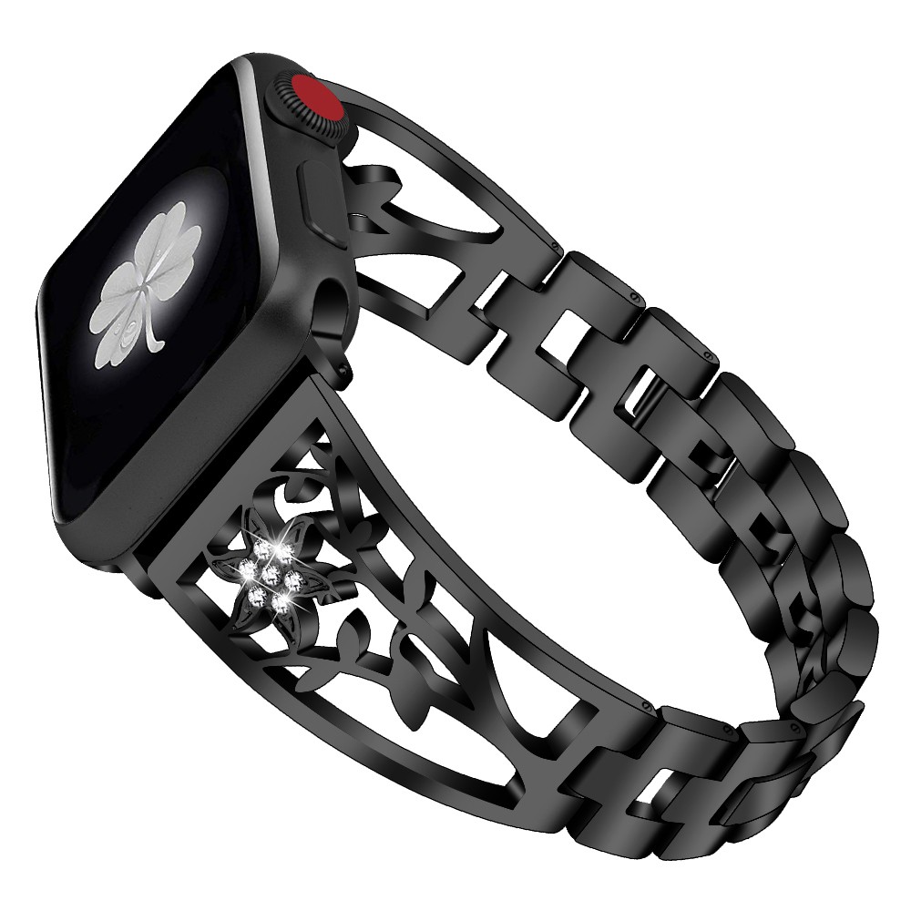 用於 蘋果錶帶Apple Watch 42 38 40 44mm 鑽石腕帶 iWatch 6 SE 5 不銹鋼錶帶 女士