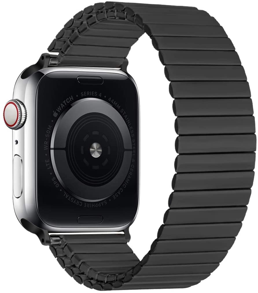 Apple Watch 6 5 4 3 Se 柔性不銹鋼錶帶適用於42 Mm 44 Mm  38Mm  40Mm