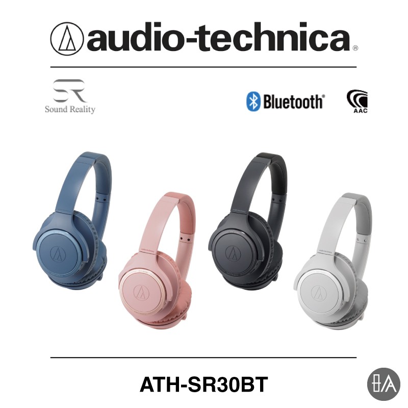 鐵三角 | 高音質 無線耳罩式耳機 ATH-SR30BT
