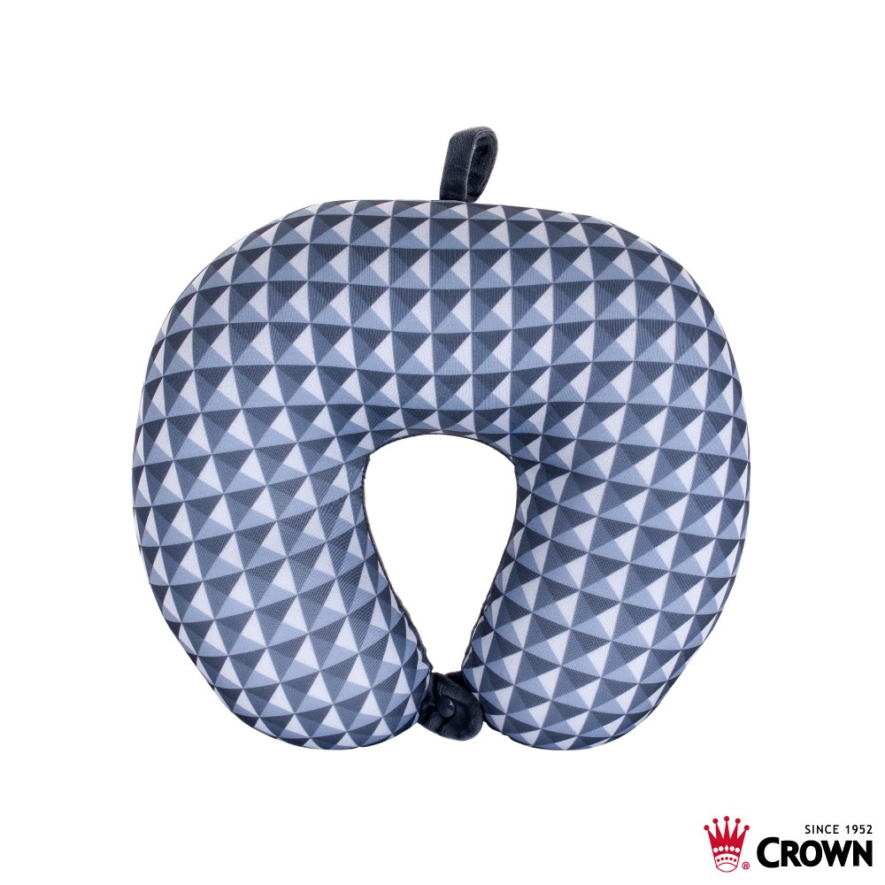 CROWN 皇冠 旅行紓壓頸枕 顆粒頸枕 軟骨頭 護頸枕 飛機枕