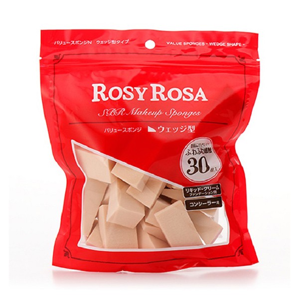 Rosy Rosa粉底液粉撲三角形/30p-845521 【康是美】