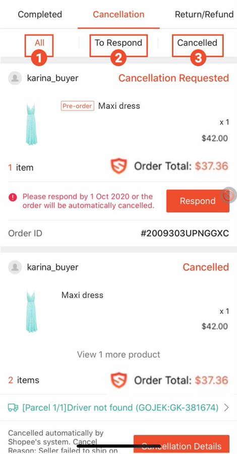 Order Cancellations Shopee Sg Seller Education Hub