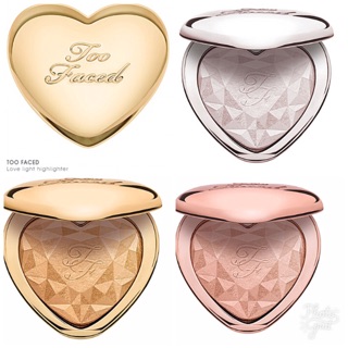 英國too Faced Love Light Highlighter 愛心打亮餅心型打亮打亮打亮餅降價不補 英國i Heart Makeup Makeup Revolution 腮紅打亮心型愛心腮紅