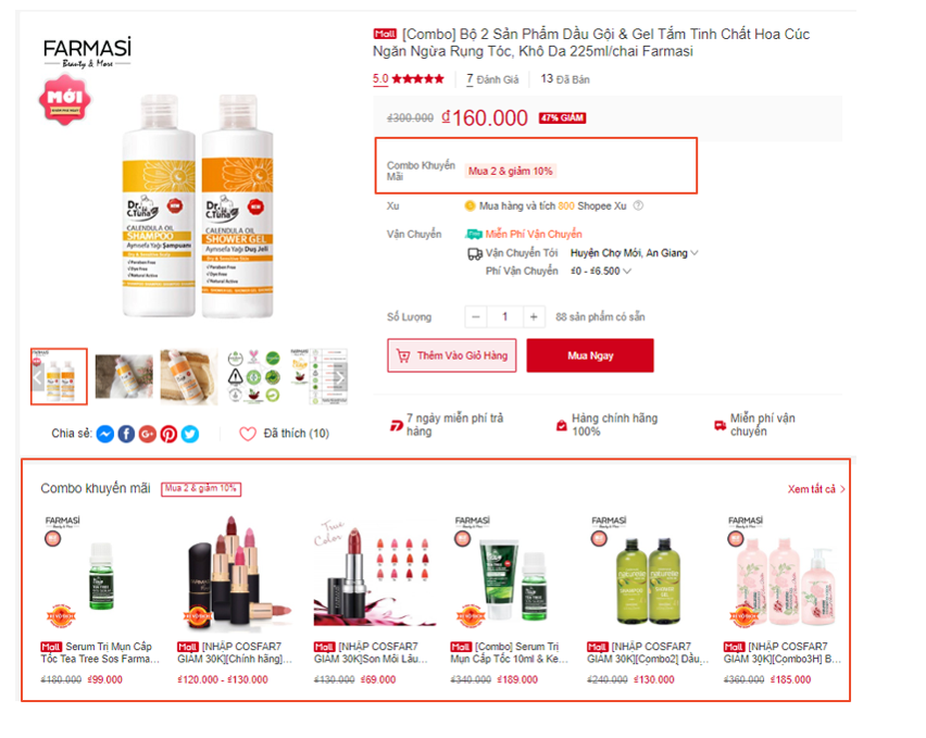 Tìm hiểu tính năng Combo Khuyến mãi