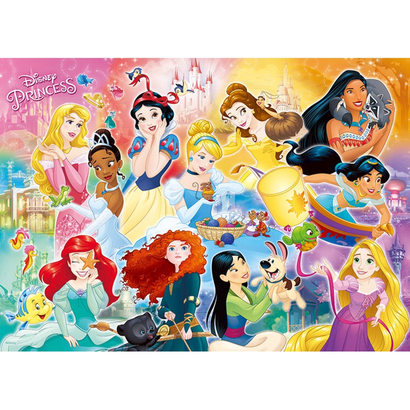 Disney Princess夢想成真拼圖520片