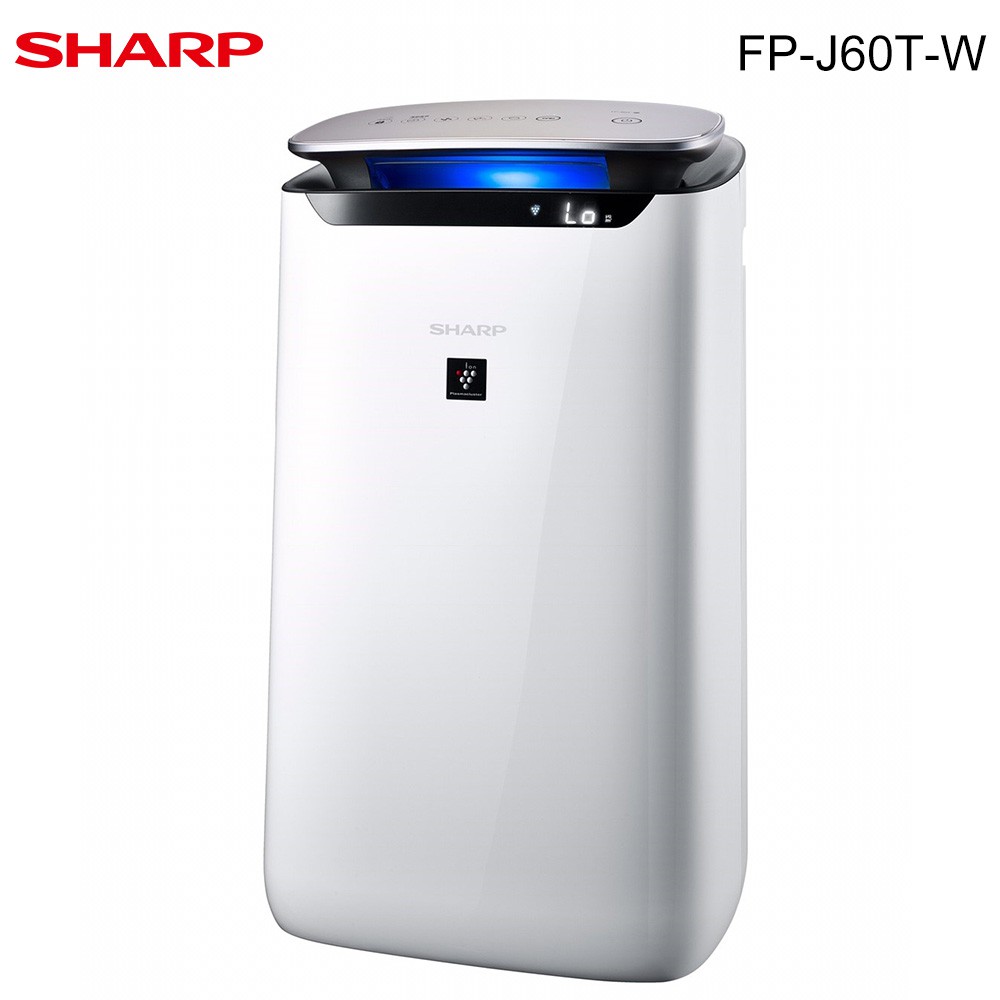 SHARP 夏普 FP-J60T-W 空氣清淨機 15坪 自動除菌離子 LED空氣品質指示燈
