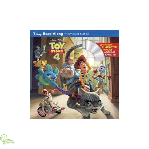 Toy Story 4 (1平裝+1CD) 玩具總動員【禮筑外文書店】(有聲書)[79折]