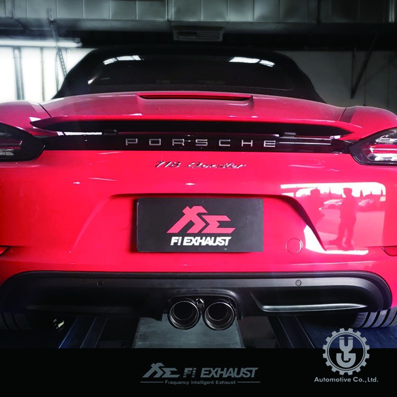 FI 高流量帶三元催化頭段 當派 排氣管 Porsche 718 Boxster / Cayman 底盤【YGAUTO】