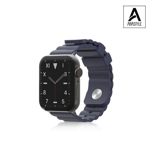 Ahastyle 矽膠錶帶簡約款 Apple Watch 7 6 SE 38 40 41 42 44 45蘋果 矽膠錶帶