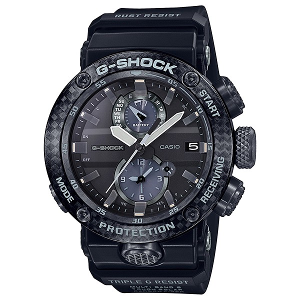 CASIO G-SHOCK 經典碳纖維藍芽電波手錶GWR-B1000-1A
