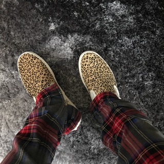 leopard taffy marshmellow vans