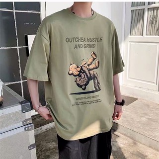 下殺新品港風短袖潮流男士百搭圓領 Dream Maker 男士圓領衛衣潮流秋裝薄款長袖t 恤純色男裝上衣服百搭