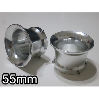 Cnc 鋁合金競技大口徑進氣喇叭口50mm Dio 王化pe Pwk 化油器不裝空濾的可裝此物風杯cnc 鋁合金競技大口徑進氣喇叭口50mm Dio