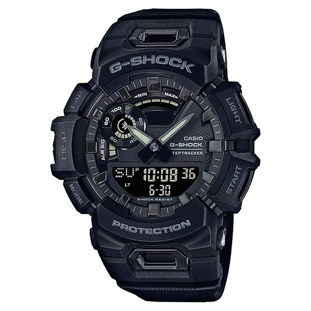 CASIO 卡西歐 G-SHOCK 藍芽運動雙顯手錶 GBA-900-1A