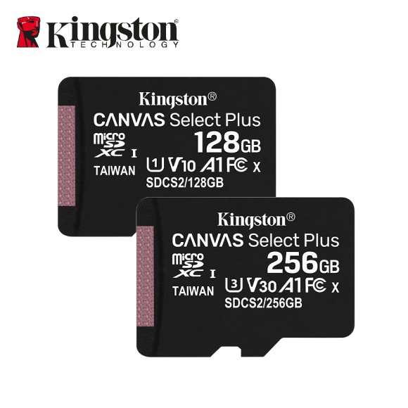 KingSton 金士頓 Canvas Select Plus microSD 手機記憶卡(128 256GB)