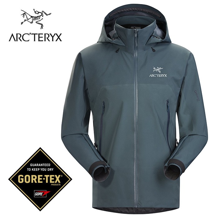 【ARCTERYX 始祖鳥 加拿大】Beta AR 透氣防水外套 風雨衣 防水夾克 男款 灰綠色 (L07450300)