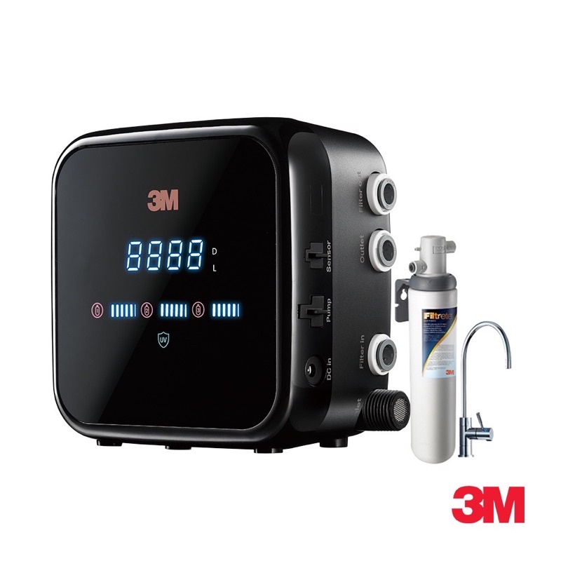 3M G1000 UV智能飲水監控器淨水組-附S004淨水器(含免費標準安裝)
