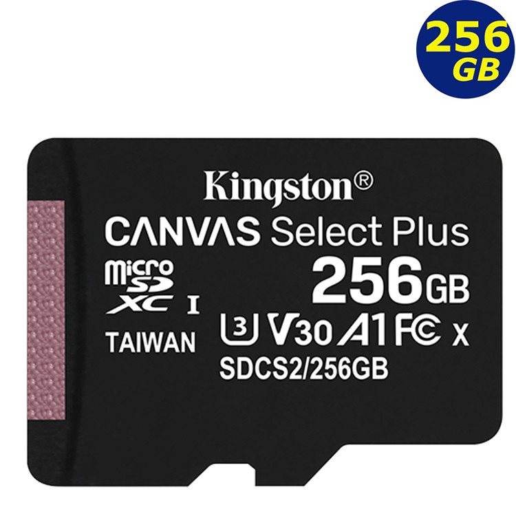 Kingston 256GB 256G microSDXC 100MB/s  microSD U1 金士頓記憶卡