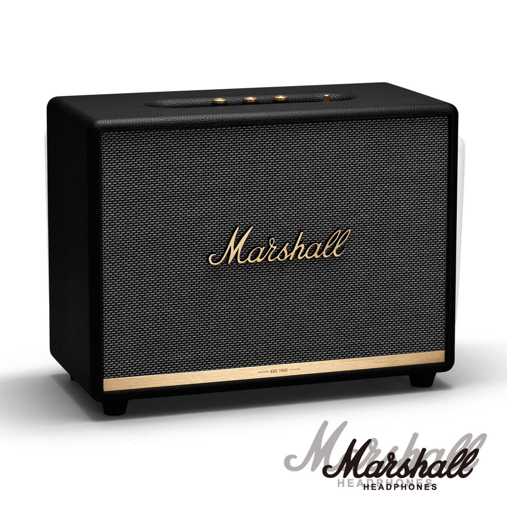 Marshall WOBURN II 無線藍牙喇叭 黑色 加贈Marshall隨身瓶 公司貨 現貨【LifeTech】