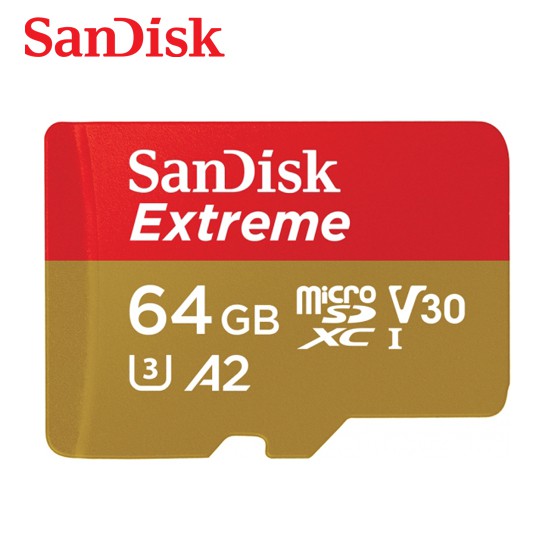 SanDisk NEW Extreme A2 64G 128G microSDXC 記憶卡 Gopro安卓 適用