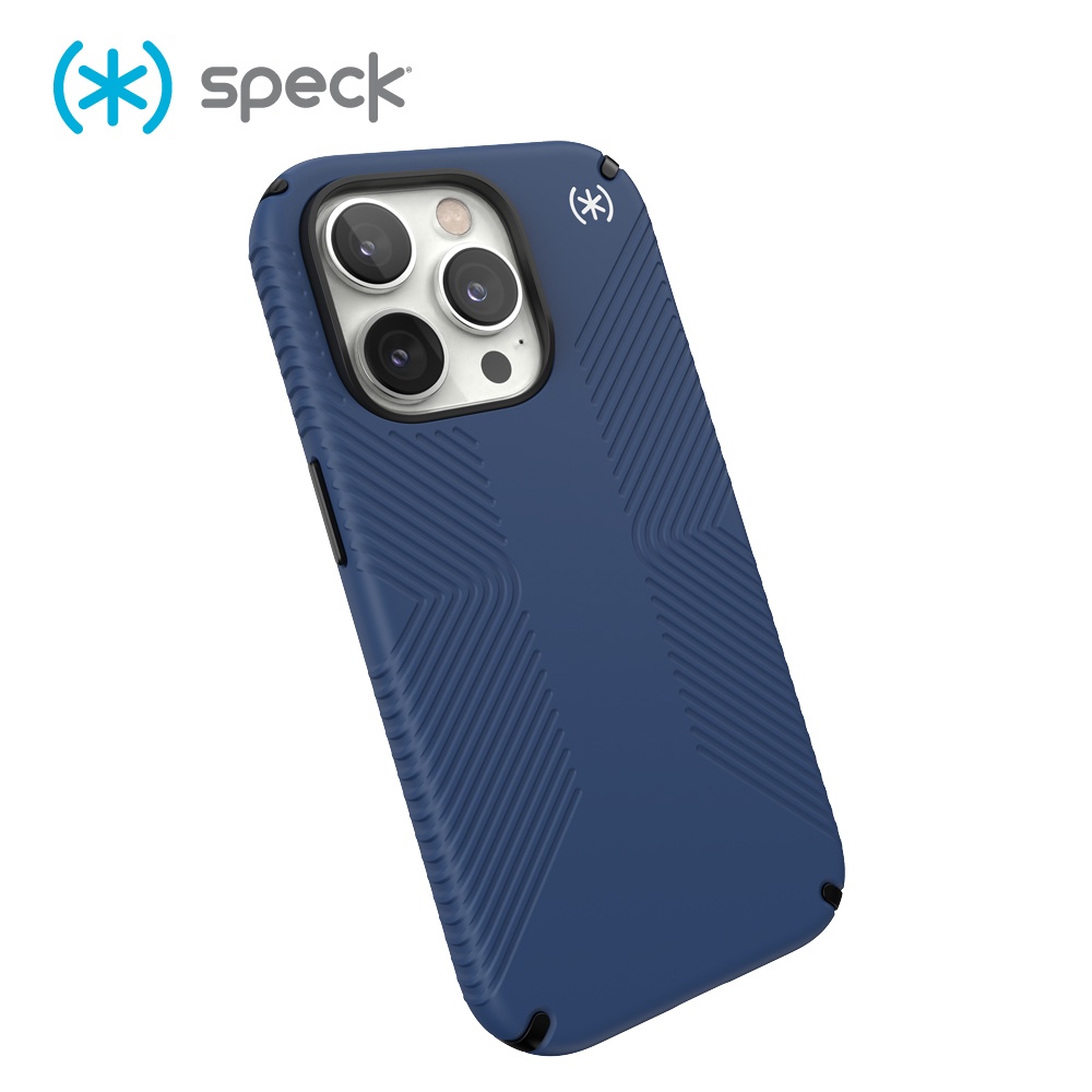Speck iPhone 14 Pro Presidio2 Grip MagSafe 磁吸防手滑防摔殼- 海藍色