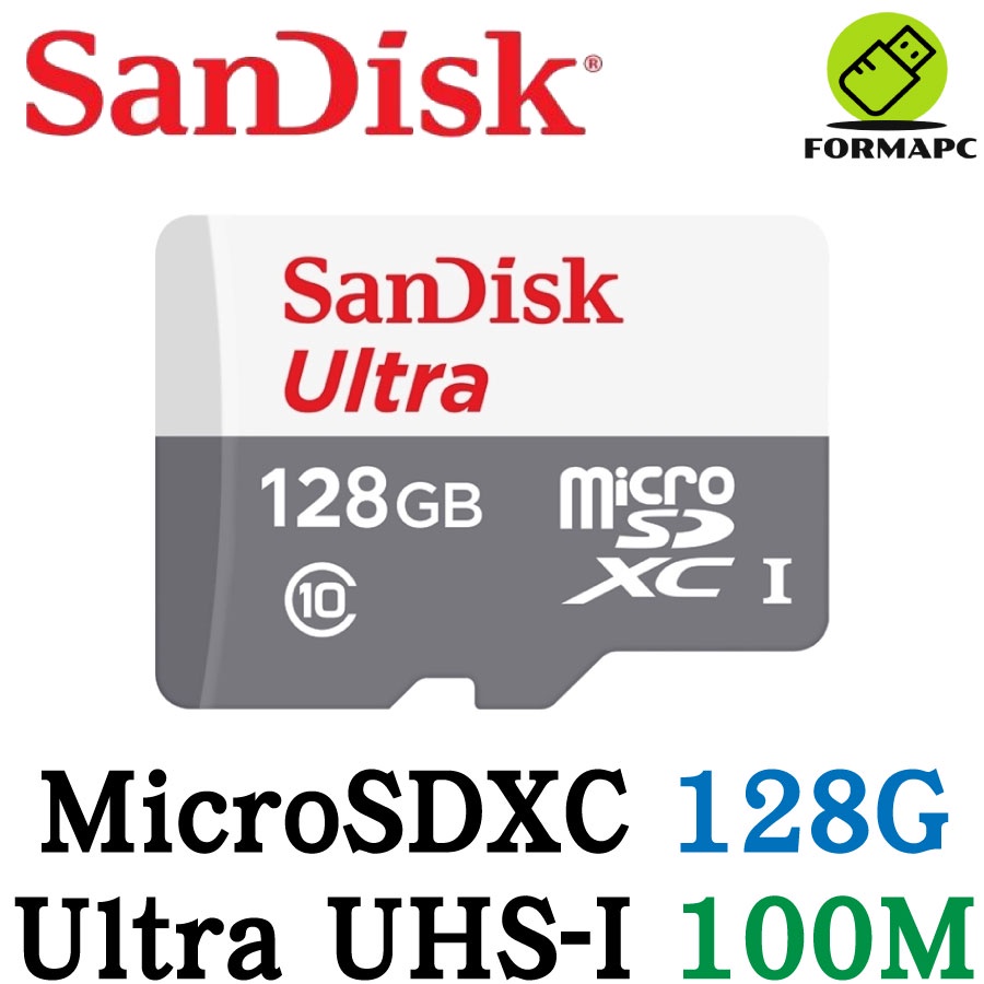 SanDisk Ultra MicroSD SDXC 128G 128GB TF UHS-I 100MB/s 高速記憶卡