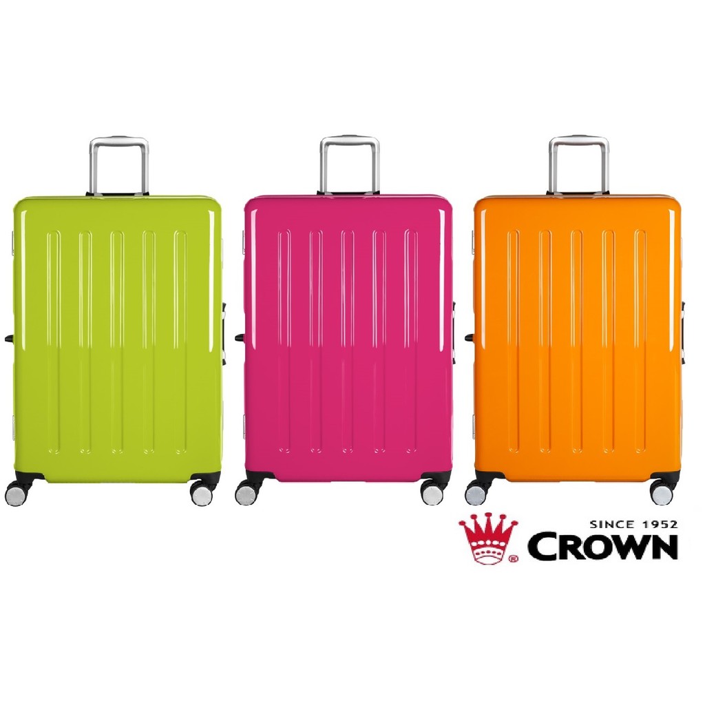 CROWN 27吋行李箱(三色) C-FD133【旅遊補給】 正方大容量拉桿箱