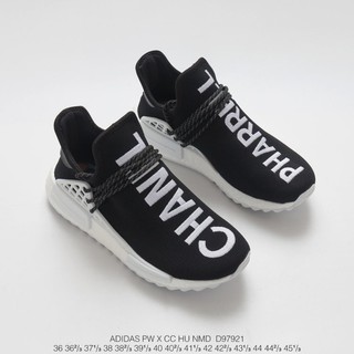 Kaufen UA NMD Human Race Pharrell FOG Black White Yellow