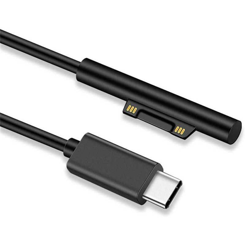 【微軟PD充電線】Type-C to Surface 15V 充電線/Pro 3/4/5/6/7Go Laptop