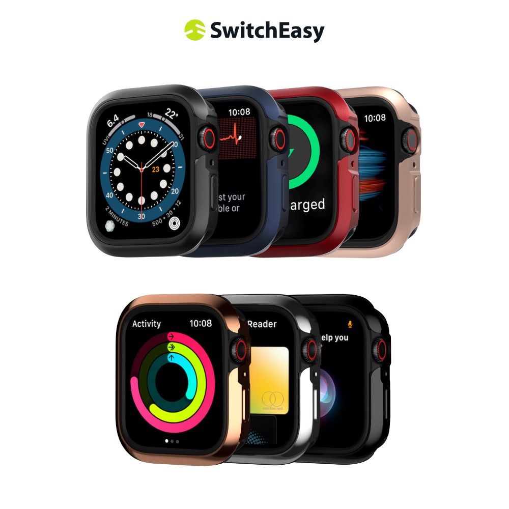 SwitchEasy 美國魚骨 Apple Watch  Odyssey 金屬保護殼(6/5/4/SE 全尺寸）