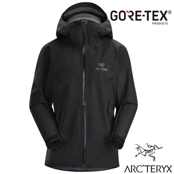 【ARCTERYX 始祖鳥】女款 Beta LT Gore-Tex 防風防水透氣連帽外套 風雨衣_26827 黑