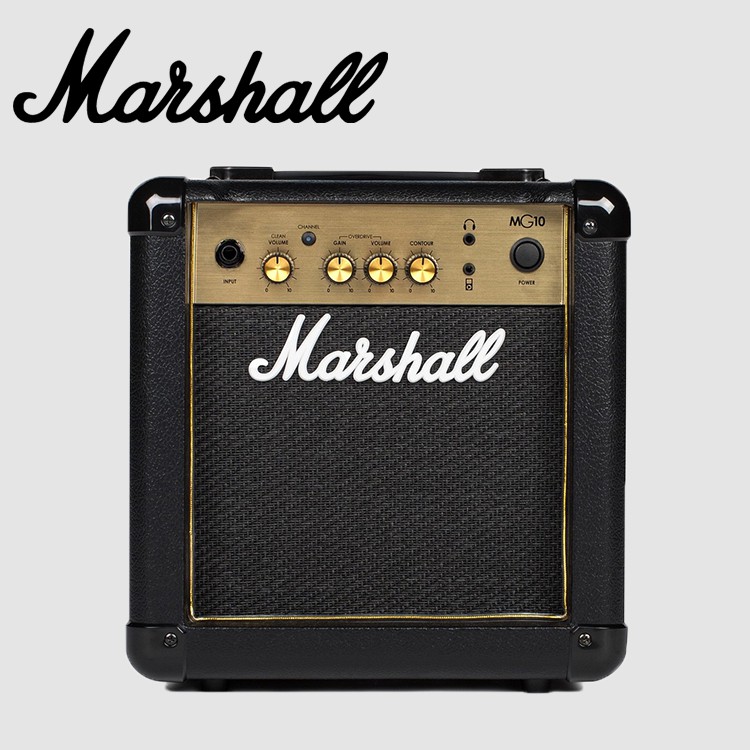 【公司貨】Marshall MG10G 10W 10瓦 金色 電吉他 音箱 內建破音效果 MG10CF