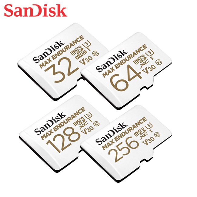 SanDisk MAX ENDURANCE microSD V30 U3 4K 監視器行車記錄器 專用 記憶卡 極致耐用