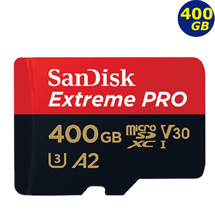 SanDisk 400GB 400G microSD Extreme Pro 170MB U3 A2 V30 手機記憶卡