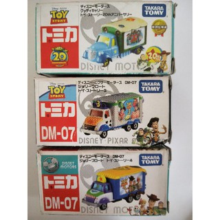 Tomica Ts4 Dm07 玩具總動員4電影宣傳車ds夢幻迪士尼小汽車盒損品takara Tomy Tomica 迪士尼小汽車夢幻小汽車玩總 週年玩具總動員4 電影宣傳車夢幻車