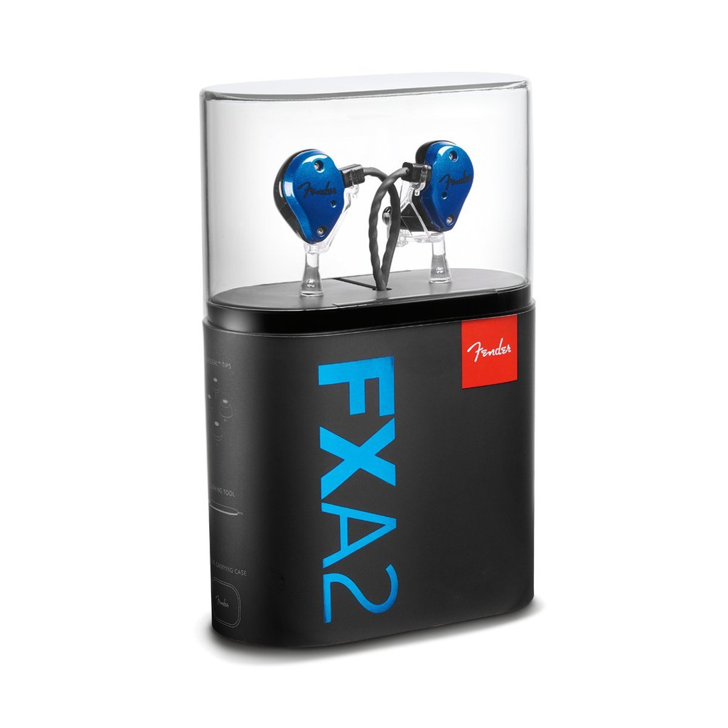 【保固一年】FENDER CXA1 入耳式耳機 耳道式耳機 耳掛式耳機 抗噪耳機 藍色