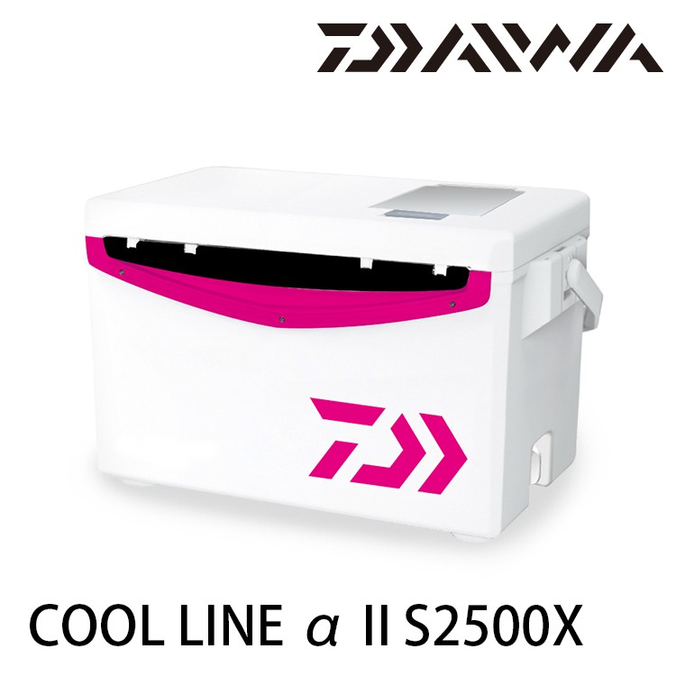 DAIWA COOL LINE ALPHA II S 2500X 紅 [漁拓釣具] [硬式冰箱]