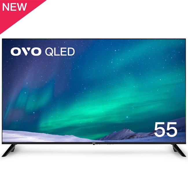 OVO T55 電視 55吋 4K HDR QLED 量子點智慧聯網 顯示器