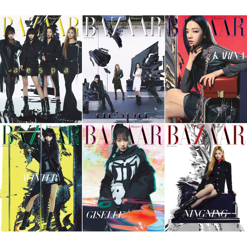 KPM-現貨 Harper's BAZAAR (KOREA) 1月號 2022 六封面 aespa 送海報 Korea Popular Mall - 韓國雜誌周邊專賣店