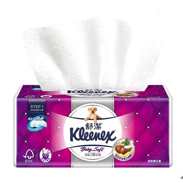 Kleenex 舒潔 三層抽取式衛生紙110張X60入 W112200 COSCO代購