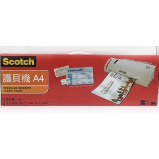 Scotch 護貝膠膜 彩虹文具小舖 3m Scotch A4 護貝機內附護貝膠膜2 張tl902 比價查詢 Biza 比價網