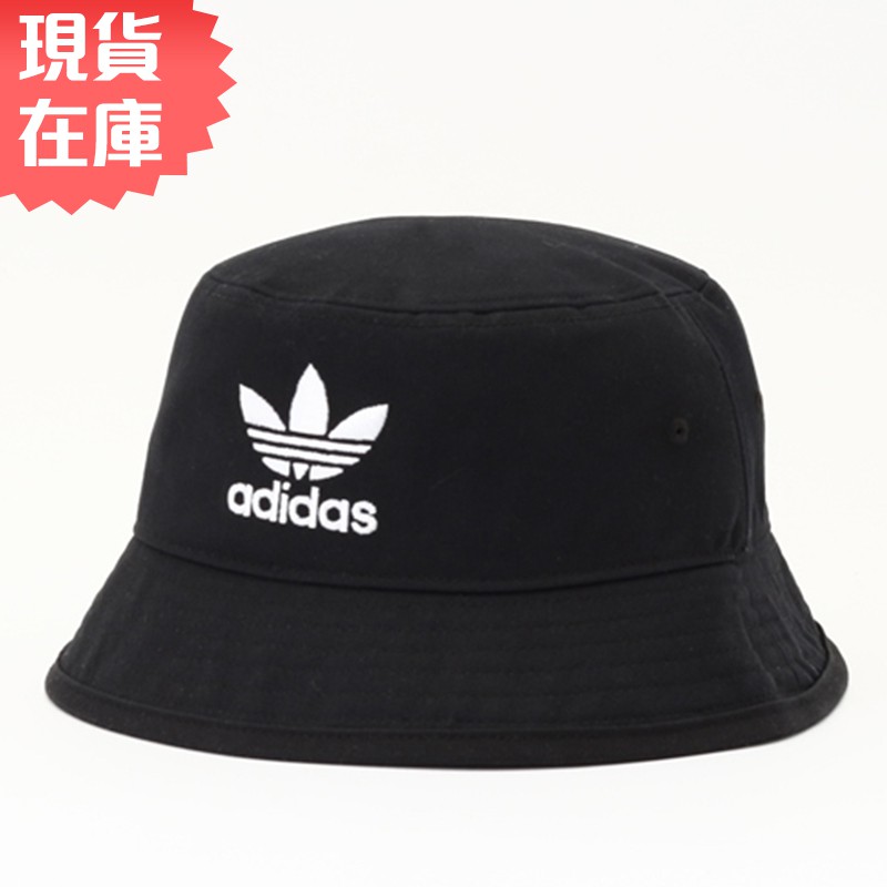 Adidas Originals ADICOLOR 帽子 漁夫帽 斜紋布 刺繡 棉質 黑【運動世界】AJ8995