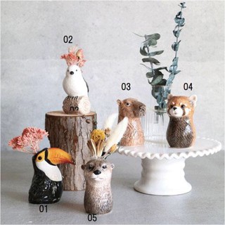 陶瓷陶器擺飾山雀水豚水獺動物筆筒sh 陶瓷陶器擺飾大嘴鳥山雀水豚小貓熊水獺小動物筆筒牙刷架置物筒花瓶 比價查詢結果